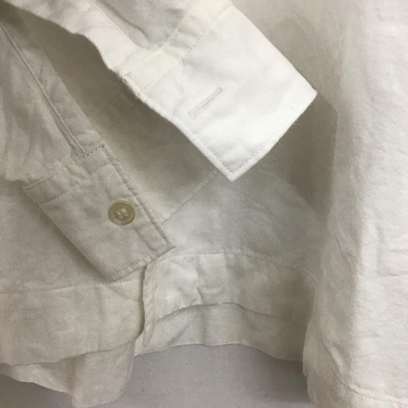 ハーベスティ HARVESTY シャツ、ブラウス 長袖 長袖シャツ 無地シャツ カラーシャツ 1 無地 白 / ホワイト /  メンズ USED 古着 中古 10142595
