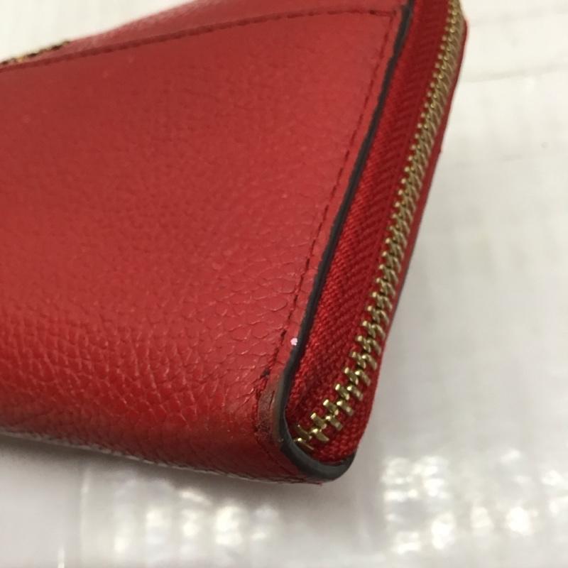 マイケルコース MICHAEL KORS 財布 長財布 ラウンドファスナー ロゴ、文字 赤 / レッド /  レディース USED 古着 中古 10118896