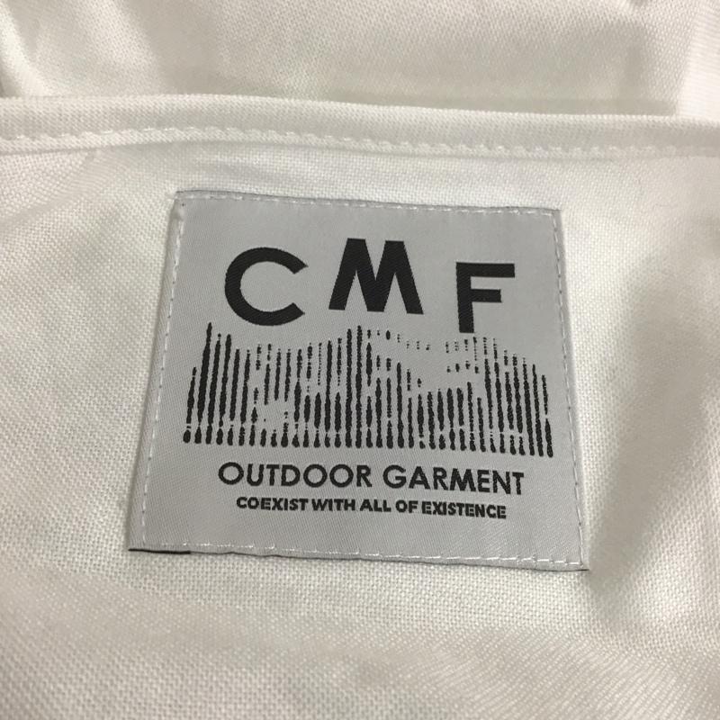 シーエムエフアウトドアガーメント CMF OUTDOOR GARMENT シャツ、ブラウス 長袖 CMF2302-S05C COLLERLESS SHIRTS ノーカラー L 無地 白 / ホワイト /  メンズ USED 古着 中古 10107054