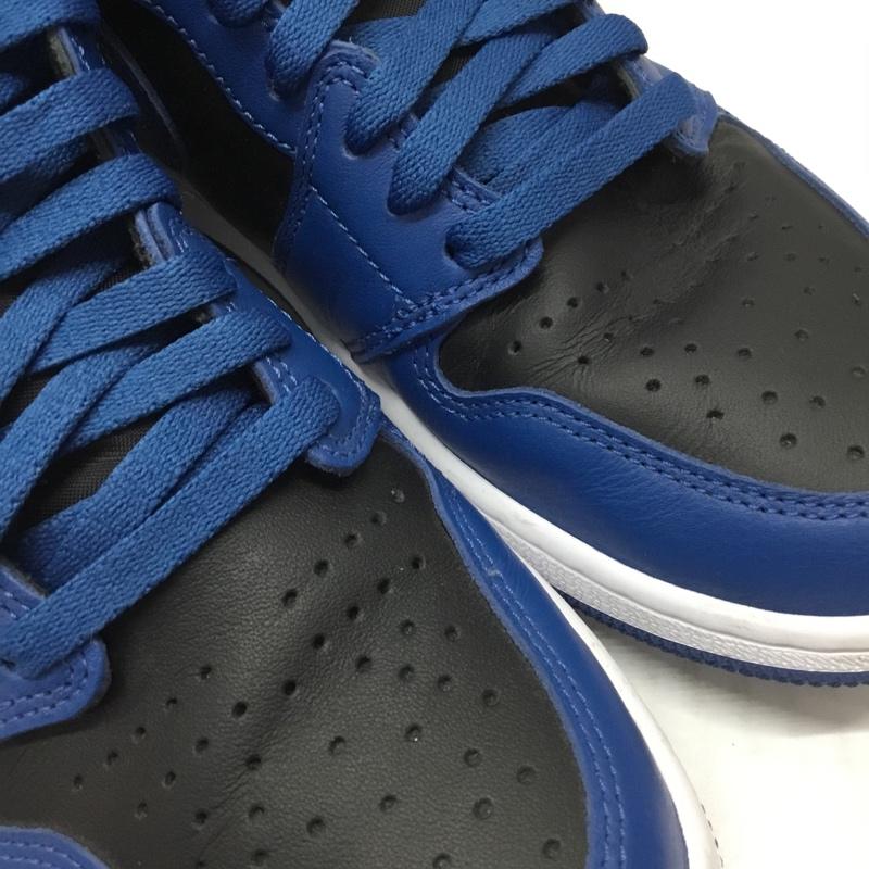 ナイキ NIKE スニーカー スニーカー 555088 404 AIR JORDAN 1 RETRO HIGH OG 29cm 箱有 29.0cm ロゴ、文字 黒 / ブラック / X 青 / ブルー /  メンズ USED 古着 中古 10111045