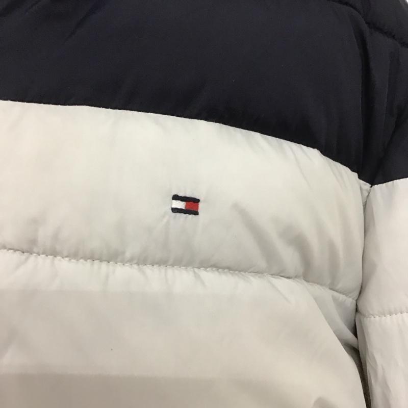 トミーヒルフィガー TOMMY HILFIGER ジャケット、上着 ジャンパー、ブルゾン ジップアップジャケット ダウンジャケット カジュアルジャケット アウター M ロゴ、文字 白 / ホワイト / X 紺 / ネイビー / X 赤 / レッド /  メンズ USED 古着 中古 10106725