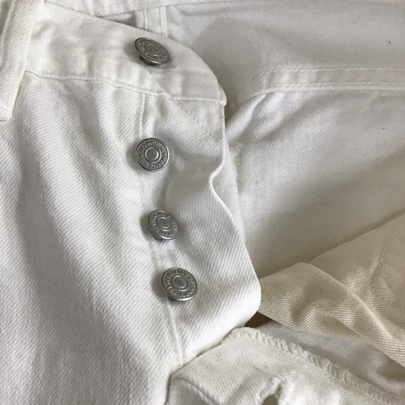 ロンハーマン Ron Herman パンツ デニム、ジーンズ デニムパンツ スリムパンツ ダメージジーンズ 28インチ ダメージ加工 白 / ホワイト /  メンズ USED 古着 中古 10117848