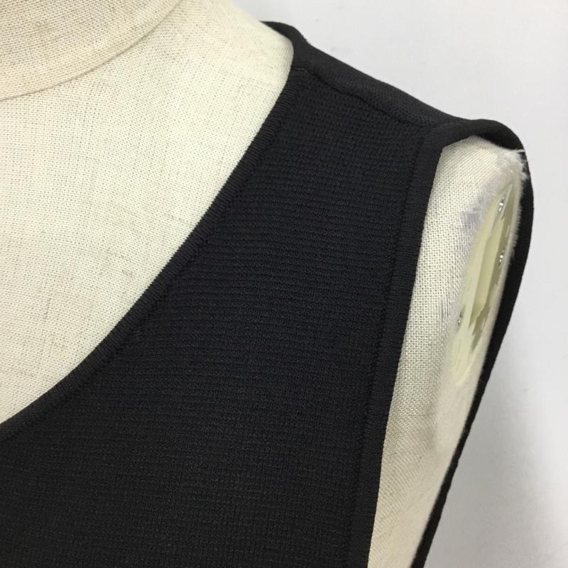 ザラ ZARA ワンピース ロングスカート ロングワンピース ノースリーブワンピース フレアスカート M 無地 黒 / ブラック /  レディース USED 古着 中古 10115804