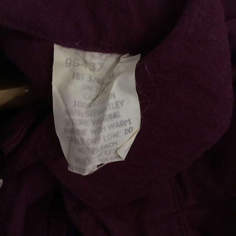 ファイブブラザー FIVE BROTHER シャツ、ブラウス 長袖 長袖シャツ 90s usa製 シャモアクロス L 無地 えんじ / ワインレッド /  メンズ USED 古着 中古 10128690