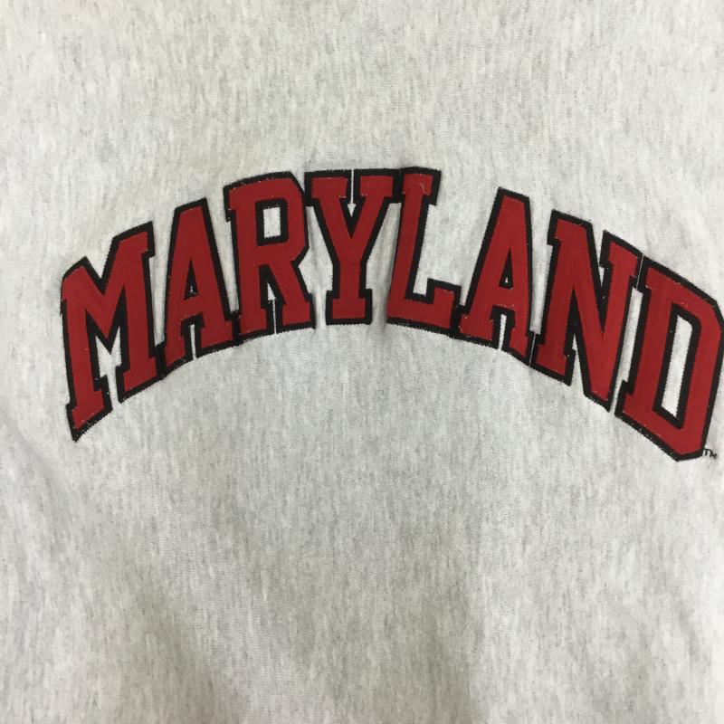 チャンピオン Champion トレーナー 長袖 90’s リバースウィーブ XL ロゴ、文字 灰 / グレー /  メンズ USED 古着 中古 10112606