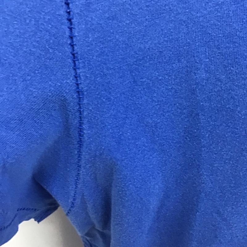 アメリカンイーグル AMERICANEAGLE Tシャツ 半袖 クルーネック L ロゴ、文字 青 / ブルー /  メンズ USED 古着 中古 10106941