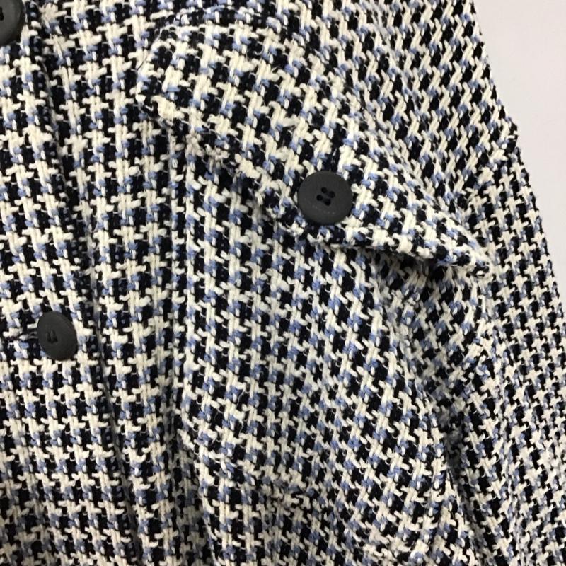 ザラ ZARA ジャケット、上着 ジャケット、ブレザー ツイード L チェック マルチカラー / マルチカラー /  レディース USED 古着 中古 10120263