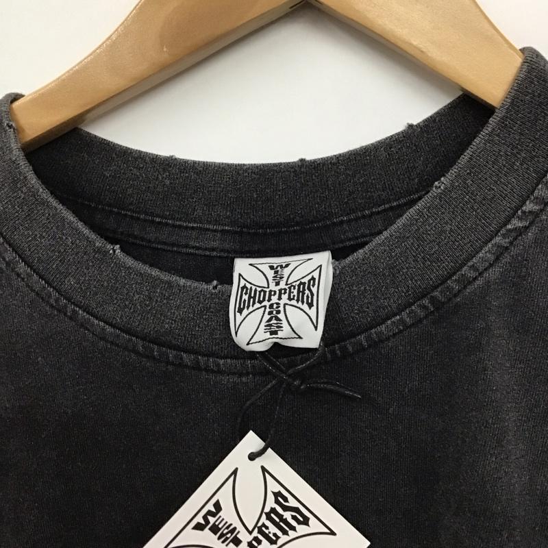 ウエストコーストチョッパーズ WEST COAST CHOPPERS Tシャツ 半袖 M プリント チャコールグレー / チャコールグレー /  メンズ USED 古着 中古 10130493