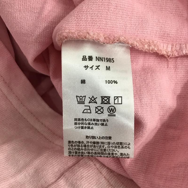 ナインティナインティ 9090 Tシャツ 半袖 半袖カットソー プリントTシャツ クルーネックカットソー M ロゴ、文字 桃 / ピンク /  メンズ USED 古着 中古 10151283