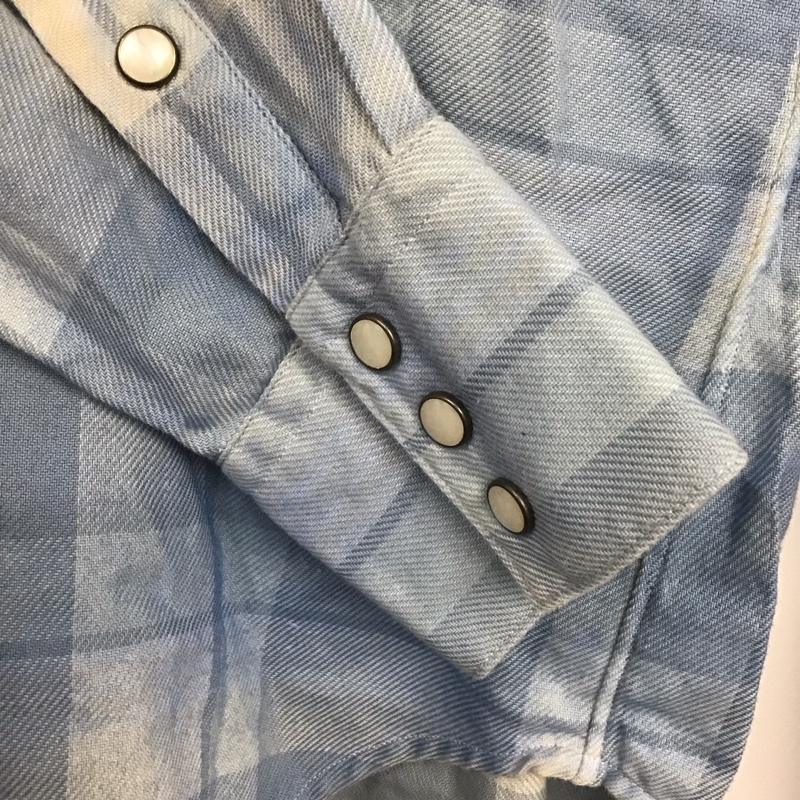 ラルフローレン RALPHLAUREN シャツ、ブラウス 長袖 長袖シャツ チェックシャツ カラーシャツ S チェック 水色 / ライトブルー /  ボーイズ USED 古着 中古 10128766