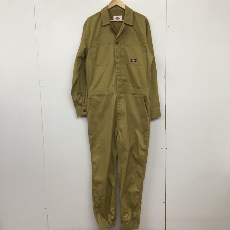 ディッキーズ Dickies サロペット・オーバーオール サロペット、オーバーオール つなぎ L 無地 ベージュ / ベージュ /  メンズ USED 古着 中古 10134445