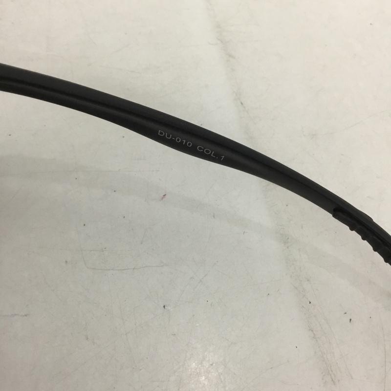 ダンロップ DUNLOP めがね・サングラス サングラス DU-010 スポーツサングラス ミラーレンズ ロゴ、文字 黒 / ブラック /  メンズ USED 古着 中古 10140531