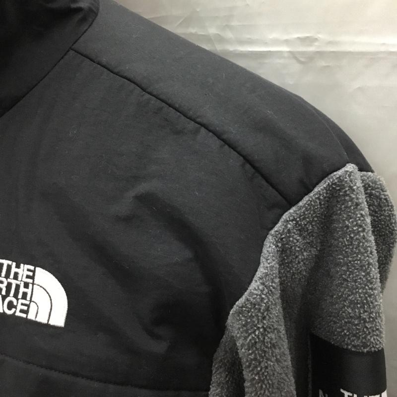 ザノースフェイス THE NORTH FACE ジャケット、上着 ジャンパー、ブルゾン NA61631 トレッキングフリースジャケット ジップアップジャケット アウター XL ロゴ、文字 黒 / ブラック / X 灰 / グレー /  メンズ USED 古着 中古 10106585