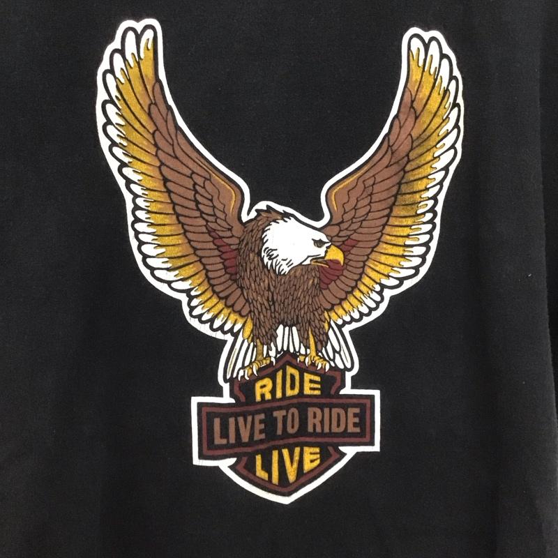 古着 USED Tシャツ 半袖 半袖カットソー プリントTシャツ クルーネックカットソー M プリント ダークグレー / ダークグレー /  メンズ USED 古着 中古 10147874