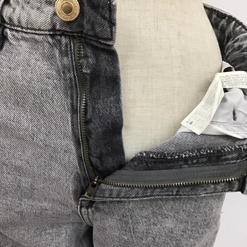ザラ ZARA パンツ デニム、ジーンズ 7223 222 802 ストレッチ 無地 黒 / ブラック /  レディース USED 古着 中古 10111446