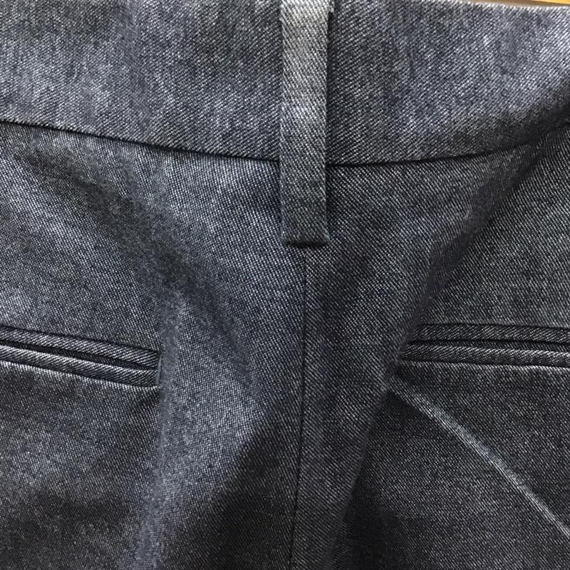 バナナリパブリック BANANA REPUBLIC パンツ スラックス スリムスラックスパンツ センタータックパンツ 31インチ 無地 灰 / グレー /  メンズ USED 古着 中古 10116879