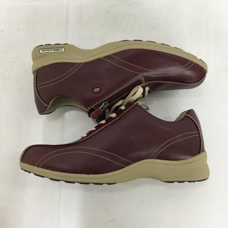 ヨネックス YONEX スニーカー スニーカー SHW-LC30 パワークッション 23.5cm ウォーキングシューズ 箱有 23.5cm ロゴ、文字 ボルドー / ボルドー /  レディース USED 古着 中古 10147933