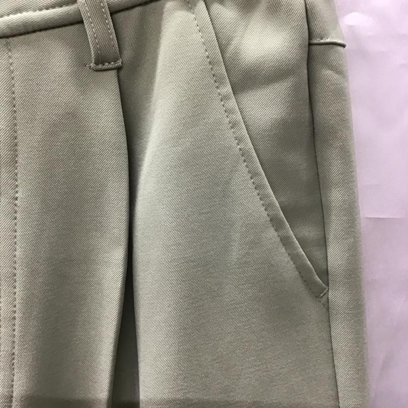 エヘカソポ ehka sopo パンツ スラックス 1405597 センタープレスパンツ FREE 無地 薄緑 / ライトグリーン /  レディース USED 古着 中古 10112427