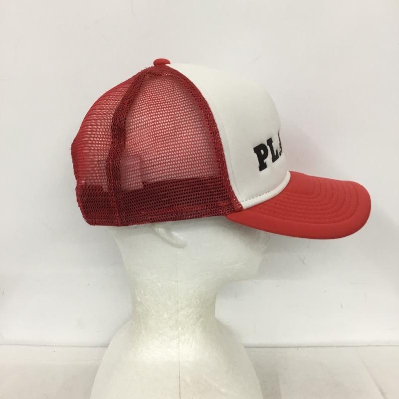 ニューエラ NEW ERA 帽子 キャップ PLAY BOY メッシュキャップ ロゴ、文字 赤 / レッド /  メンズ USED 古着 中古 10133926