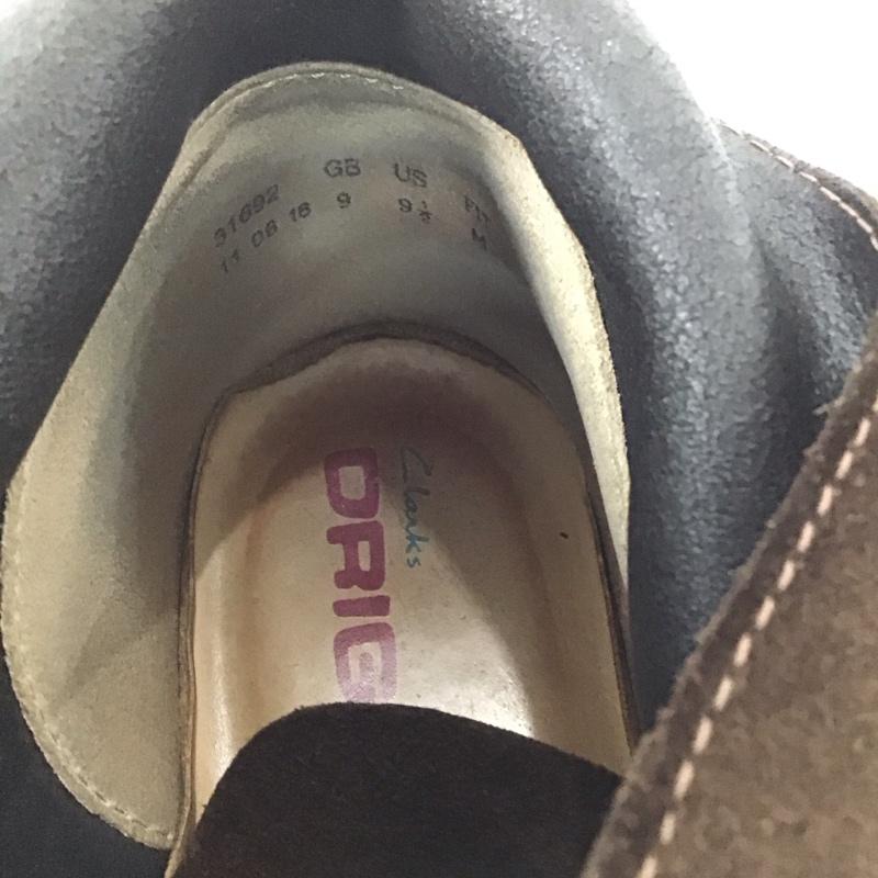 クラークス Clarks ブーツ ショートブーツ 31692 デザートブーツ US9 1/2 US：9.5 無地 茶 / ブラウン /  メンズ USED 古着 中古 10141047