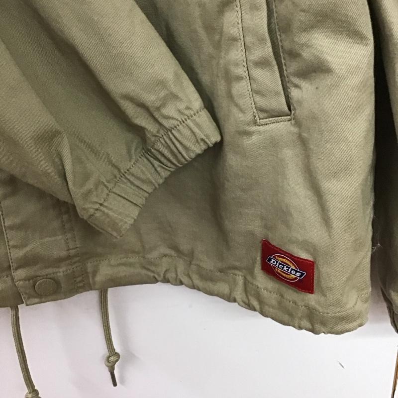 ディッキーズ Dickies シャツ、ブラウス 長袖 長袖ジャケット アウター 前ボタン カラージャケット L ロゴ、文字 ベージュ / ベージュ /  メンズ USED 古着 中古 10142958