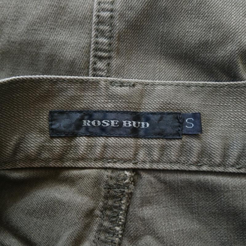 ローズバッド ROSE BUD スカート ロングスカート S 無地 カーキ / カーキ /  レディース USED 古着 中古 10031061