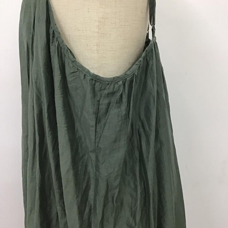 アントマリーズ Aunt Marie s ワンピース ロングスカート AMIZI082001 キャミワンピース M 無地 緑 / グリーン /  レディース USED 古着 中古 10114026