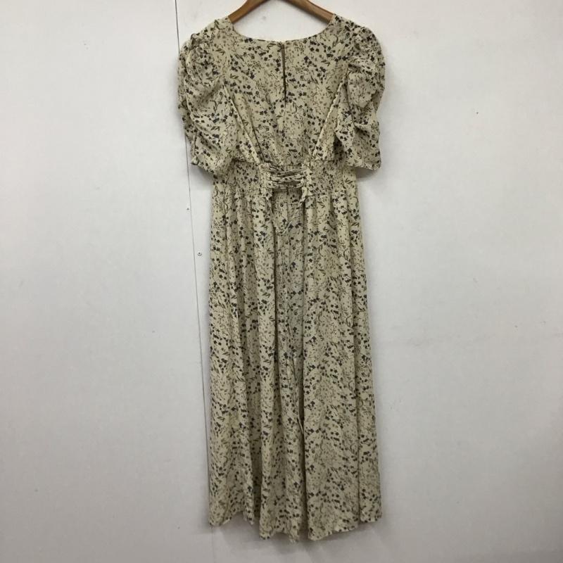 グレイル GRL ワンピース ロングスカート mc015 バックリボンVネックワンピース 半袖 L 花柄 マルチカラー / マルチカラー /  レディース USED 古着 中古 10119246