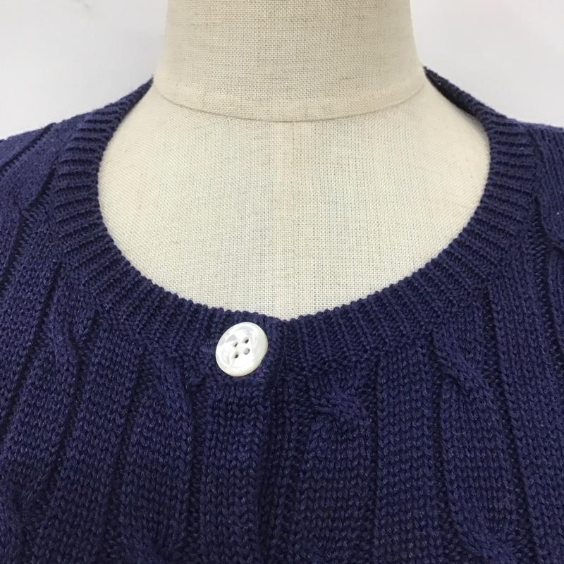 ラルフローレン RALPHLAUREN カーディガン 半袖 M レディース USED 古着 中古 10121716