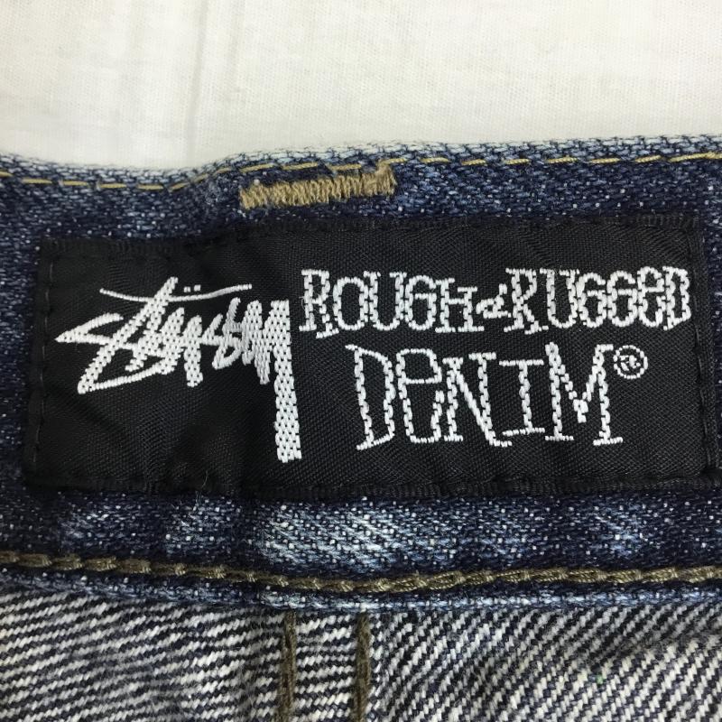ステューシー STUSSY パンツ デニム、ジーンズ 32インチ ロゴ、文字 インディゴ / インディゴ /  メンズ USED 古着 中古 10143566