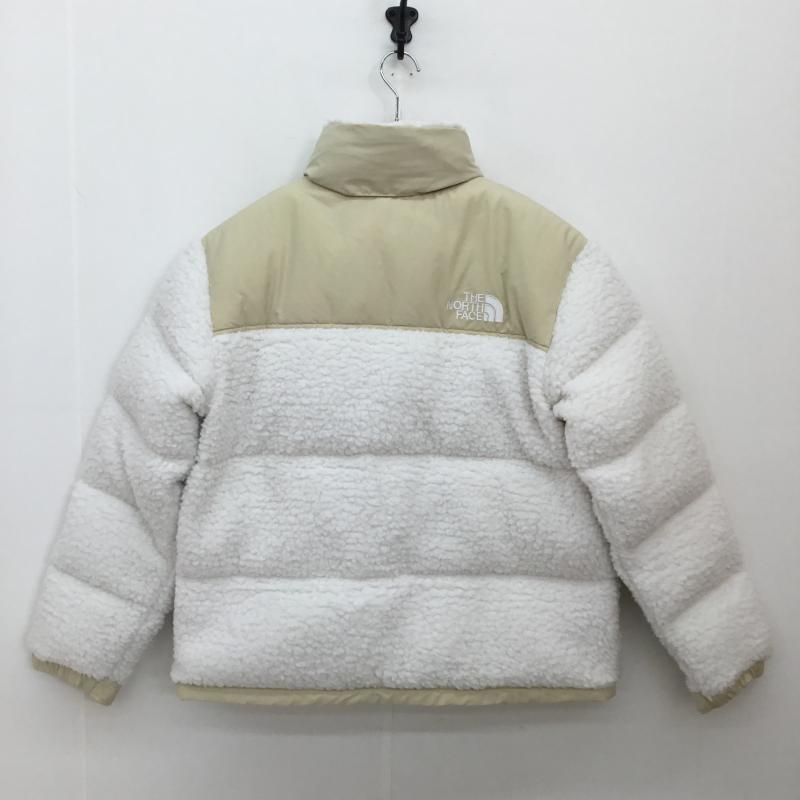 ザノースフェイス THE NORTH FACE ジャケット、上着 ダウンジャケット SHERPA NUPTSE JACKET シェルパ ヌプシ ジャケット NF0A5A84 ボア フリース L ロゴ、文字 白 / ホワイト / X ベージュ / ベージュ /  メンズ USED 古着 中古 10105682