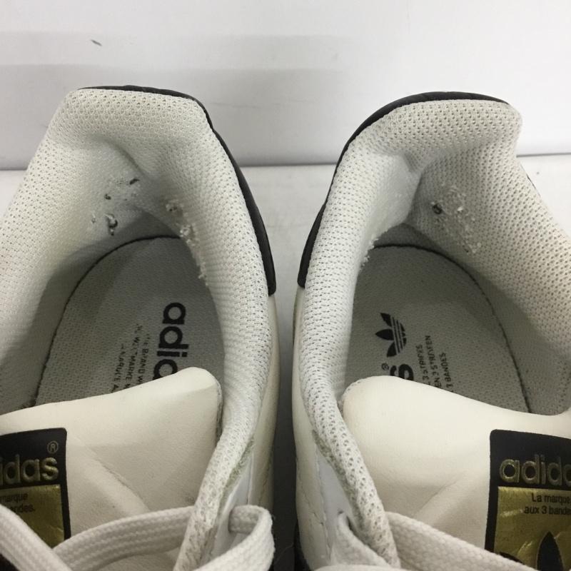 アディダス adidas スニーカー スニーカー C77124 SUPERSTAR スーパースター 27.5cm 27.5cm ロゴ、文字 白 / ホワイト / X 黒 / ブラック /  メンズ USED 古着 中古 10149440