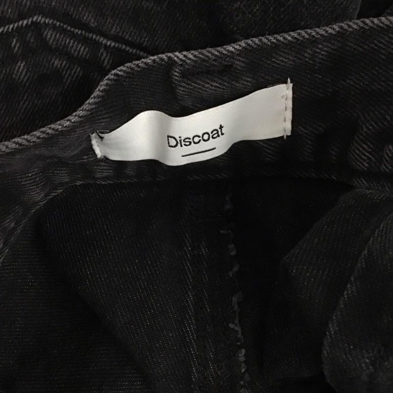 ディスコート Discoat パンツ デニム、ジーンズ M 無地 黒 / ブラック /  レディース USED 古着 中古 10140375