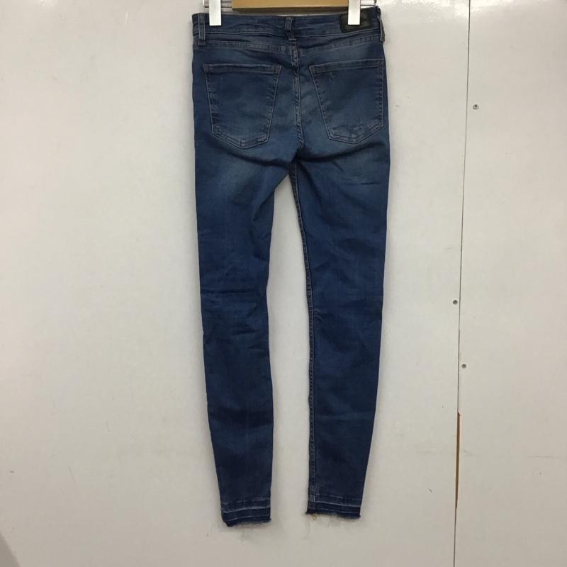 ザラ ZARA パンツ デニム、ジーンズ 34 無地 インディゴ / インディゴ /  レディース USED 古着 中古 10133151