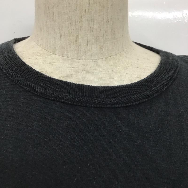 チャンピオン Champion Tシャツ 半袖 L 無地 黒 / ブラック /  メンズ USED 古着 中古 10107997
