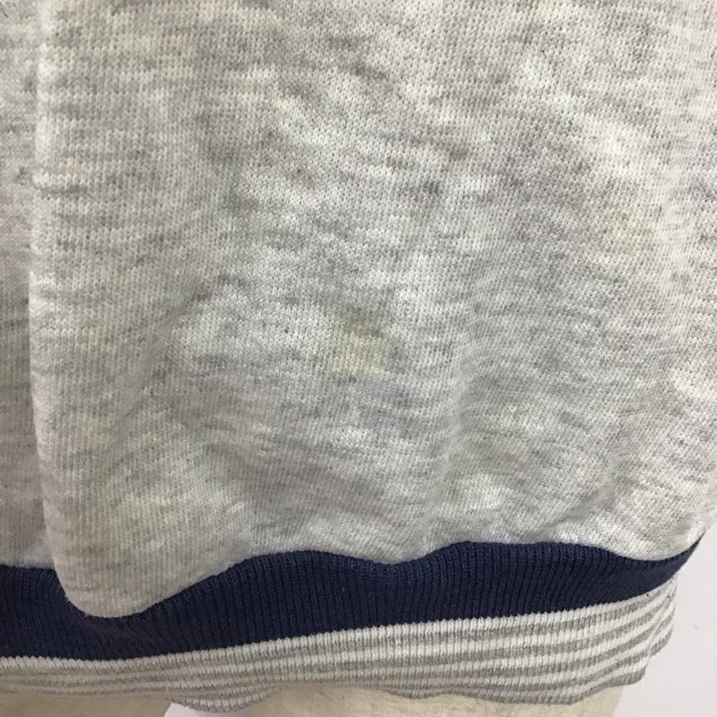 ジェーイーモーガン JEMORGAN トレーナー 長袖 長袖トレーナー スウェット クルーネック リブスウェットカットソー 90s 無地 灰 / グレー /  メンズ USED 古着 中古 10124494