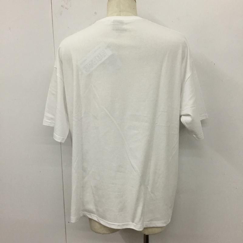 フリークスストア FREAK S STORE Tシャツ 半袖 半袖カットソー プリントTシャツ クルーネックカットソー L 無地 白 / ホワイト /  メンズ USED 古着 中古 10120837
