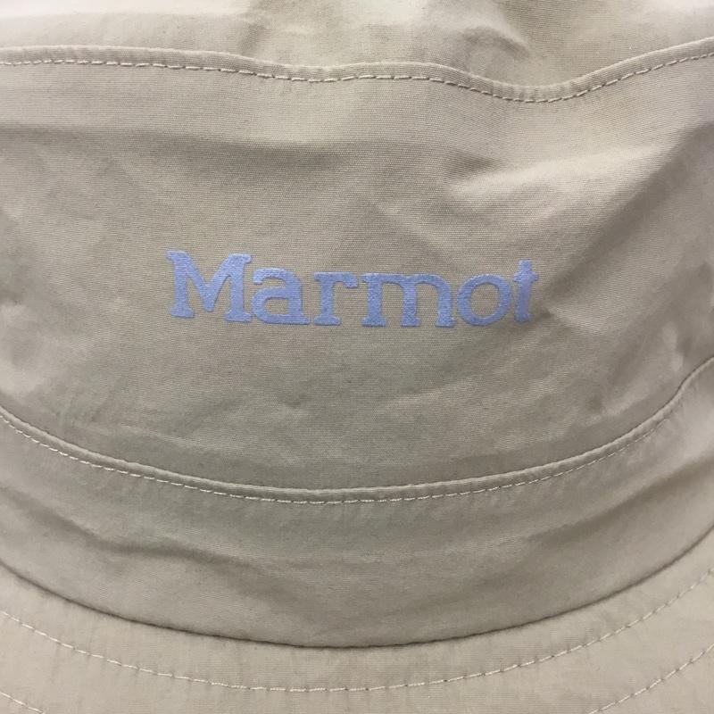 マーモット Marmot 帽子 ハット TSSUB213 Taffeta Seamless Adventure Hat 防水ハット ロゴ、文字 ベージュ / ベージュ /  メンズ USED 古着 中古 10105759