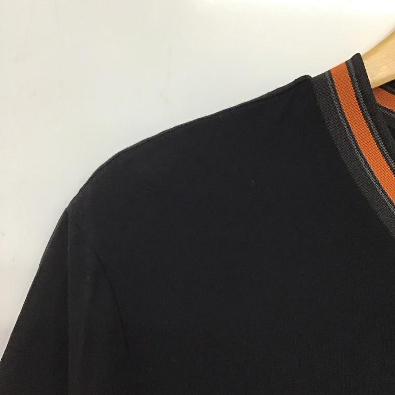 エンポリオアルマーニ EMPORIO ARMANI Tシャツ 半袖 半袖カットソー 無地Tシャツ Vネックカットソー L 無地 黒 / ブラック /  メンズ USED 古着 中古 10144908