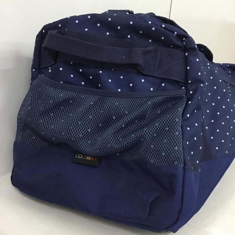 コールマン Coleman ボストンバッグ ボストンバッグ 旅行バッグ ドット 紺 / ネイビー /  メンズ USED 古着 中古 10149837