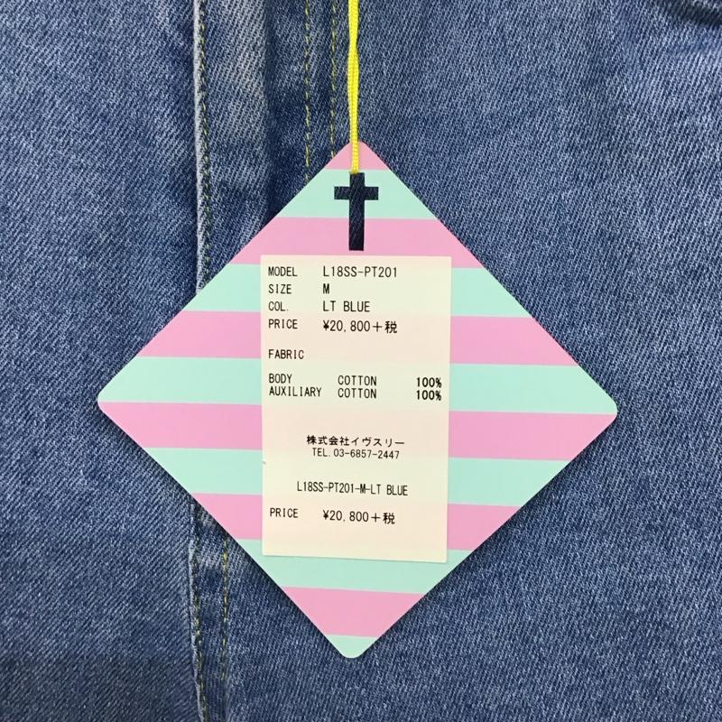 リルリリー lilLilly パンツ デニム、ジーンズ L18SS-PT201 デニムパンツ ダメージパンツ M 無地 インディゴ / インディゴ /  レディース USED 古着 中古 10117416