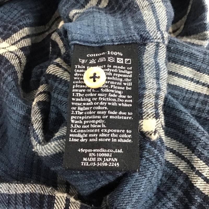 ウミキュウゼロハチ UMII908 シャツ、ブラウス 長袖 長袖シャツ チェックシャツ カラーシャツ 2 チェック マルチカラー / マルチカラー /  メンズ USED 古着 中古 10132645