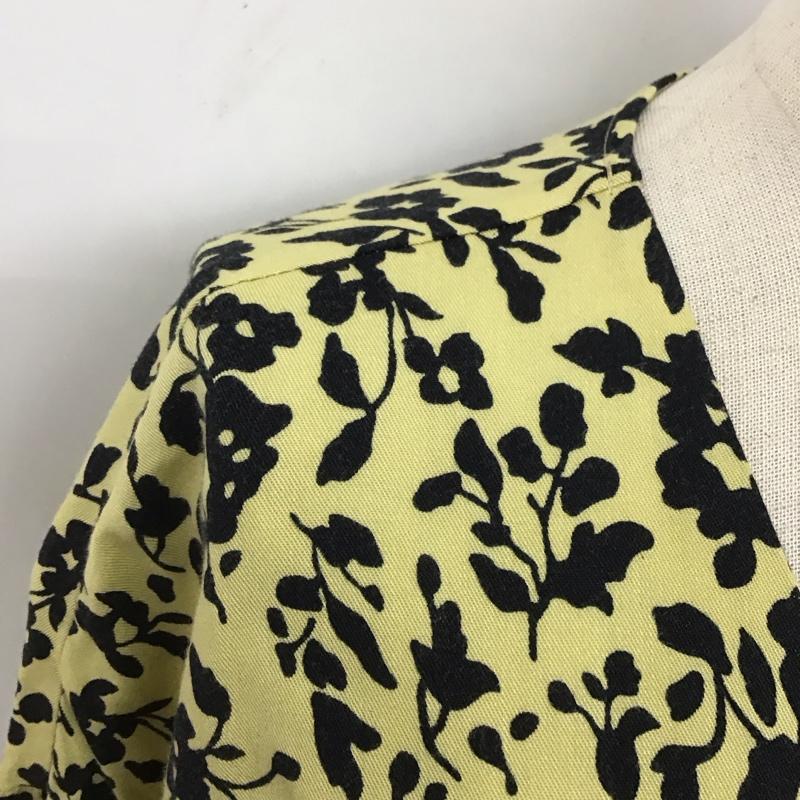アズールバイマウジー AZUL BY MOUSSY ワンピース ロングスカート 250DSS33-153B ブーケフラワーワンピース S 花柄 黄 / イエロー / X 黒 / ブラック /  レディース USED 古着 中古 10123084