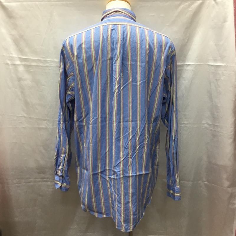 ラルフローレン RALPHLAUREN シャツ、ブラウス 長袖 ボタンダウン ストライプ L ワンポイント マルチカラー / マルチカラー /  メンズ USED 古着 中古 10112910