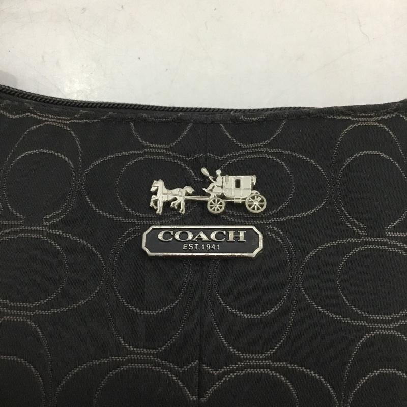 コーチ COACH ハンドバッグ ハンドバッグ 44326 ミニバッグ 総柄 黒 / ブラック /  レディース USED 古着 中古 10148465