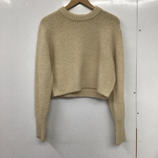 ザラ ZARA ニット、セーター 長袖 9598/125/712 ふわもこニット S 無地 ベージュ / ベージュ /  レディース USED 古着 中古 10132856
