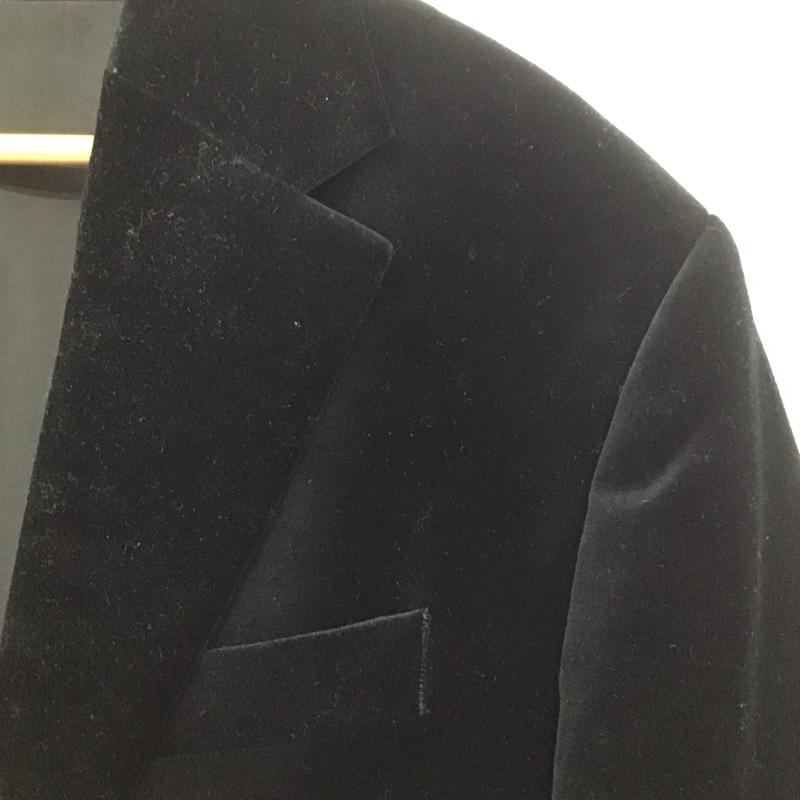 ザラ ZARA ジャケット、上着 ジャケット、ブレザー ベルベットジャケット カジュアルジャケット 無地 黒 / ブラック /  メンズ USED 古着 中古 10132912