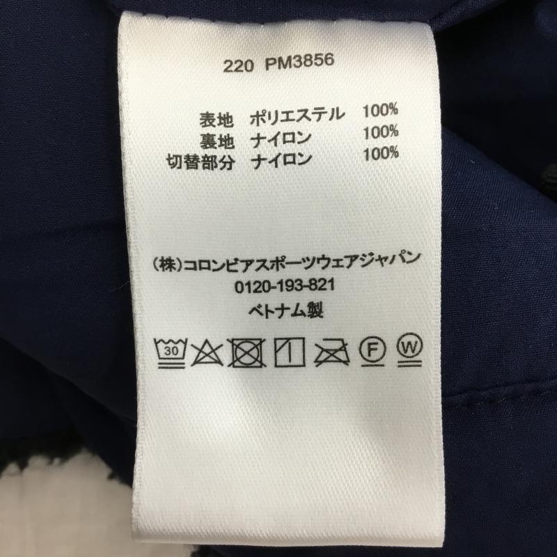 コロンビア Columbia ジャケット、上着 ジャケット、ブレザー PM3856 フリース　ボアジャケット M ロゴ、文字 黒 / ブラック /  メンズ USED 古着 中古 10138526