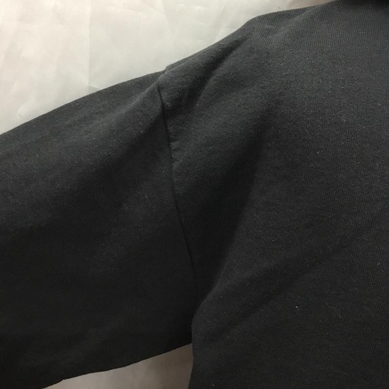 ロサンゼルスアパレル LOS ANGELES APPAREL パーカー 長袖 裏起毛 プルオーバー スウェット L 無地 黒 / ブラック /  メンズ USED 古着 中古 10117201