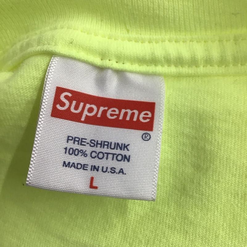 シュプリーム Supreme Tシャツ 半袖 Jamie Reid Anarchy Tee 21SS L ロゴ、文字 黄 / イエロー /  メンズ USED 古着 中古 10111575